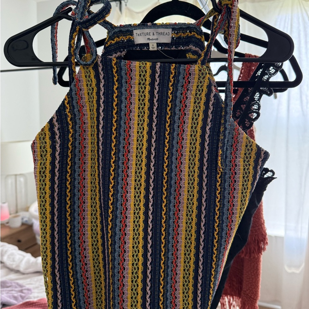 Madewell Multicolor Striped Knit Top